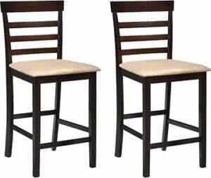 Barové stoličky 2 ks hnedé