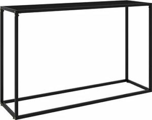 Konzolový stolík čierny 120 × 35 ×