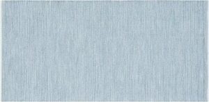 Svetlomodrý bavlnený koberec 80 × 150