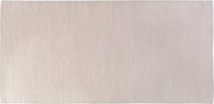 Béžový bavlnený koberec 80 × 150