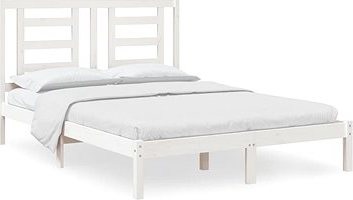 Rám postele biely masívna borovica 150 ×