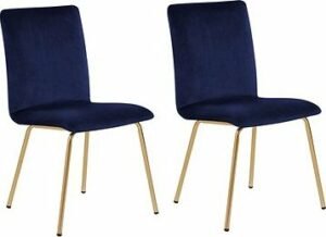 Sada 2 stoličky modrá