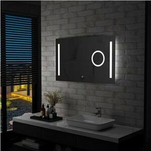 Kúpeľňové zrkadlo s LED svetlami a dotykovým
