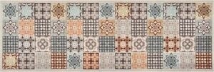Kuchynský koberec prateľný farebná mozaika 60