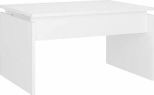 SHUMEE Konferenčný stolík biely 68 × 50