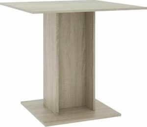 Jedálenský stôl dub sonoma 80 × 80