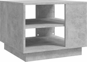SHUMEE - Konferenčný stolík betónovosivý 55 × 55