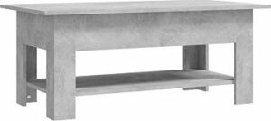 SHUMEE Konferenčný stolík betónovo sivý 102 × 55