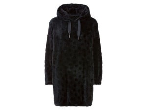 esmara® Dámske plyšové šaty s kapucňou